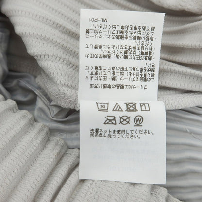 【中古】オム プリッセ イッセイミヤケ HOMME PLISSE ISSEY MIYAKE ポリエステル プリーツ イージーパンツ ライトグレー【 3 】【 状態ランクB 】【 メンズ 】