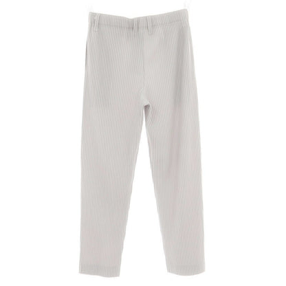 【中古】オム プリッセ イッセイミヤケ HOMME PLISSE ISSEY MIYAKE ポリエステル プリーツ イージーパンツ ライトグレー【 3 】【 状態ランクA 】【 メンズ 】
