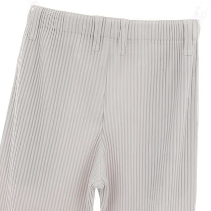 【中古】オム プリッセ イッセイミヤケ HOMME PLISSE ISSEY MIYAKE ポリエステル プリーツ イージーパンツ ライトグレー【 1 】【 状態ランクA 】【 メンズ 】
