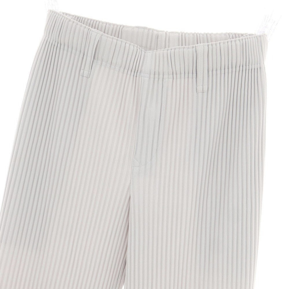 【中古】オム プリッセ イッセイミヤケ HOMME PLISSE ISSEY MIYAKE ポリエステル プリーツ イージーパンツ ライトグレー【 1 】【 状態ランクB 】【 メンズ 】