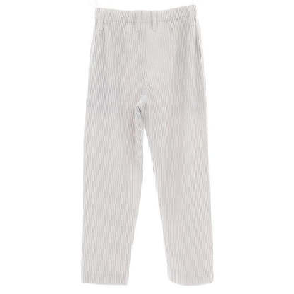 【中古】オム プリッセ イッセイミヤケ HOMME PLISSE ISSEY MIYAKE ポリエステル プリーツ イージーパンツ ライトグレー【 1 】【 状態ランクB 】【 メンズ 】