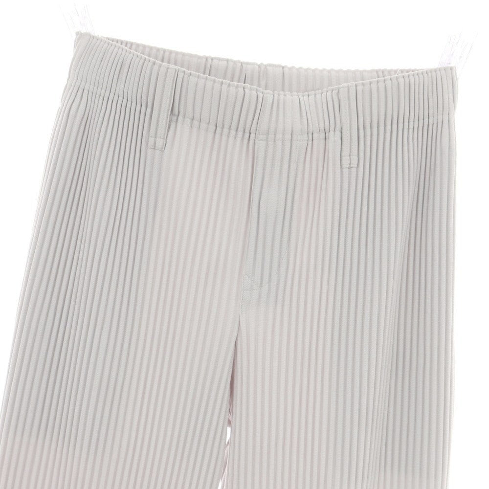 【中古】オム プリッセ イッセイミヤケ HOMME PLISSE ISSEY MIYAKE ポリエステル プリーツ イージーパンツ ライトグレー【サイズ1】【 状態ランクA 】【 メンズ 】[DPD]