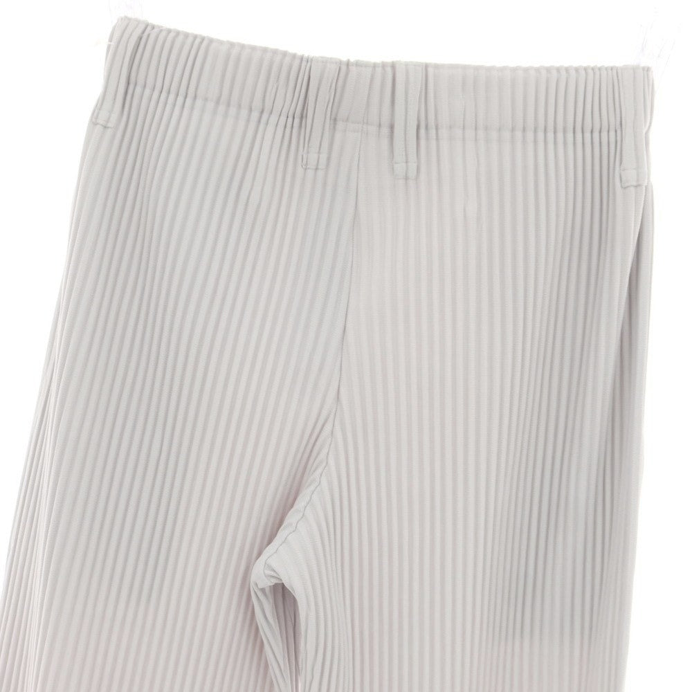 【中古】オム プリッセ イッセイミヤケ HOMME PLISSE ISSEY MIYAKE ポリエステル プリーツ イージーパンツ ライトグレー【サイズ1】【 状態ランクA 】【 メンズ 】[DPD]