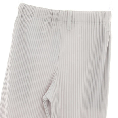【中古】オム プリッセ イッセイミヤケ HOMME PLISSE ISSEY MIYAKE ポリエステル プリーツ イージーパンツ ライトグレー【 1 】【 状態ランクA 】【 メンズ 】