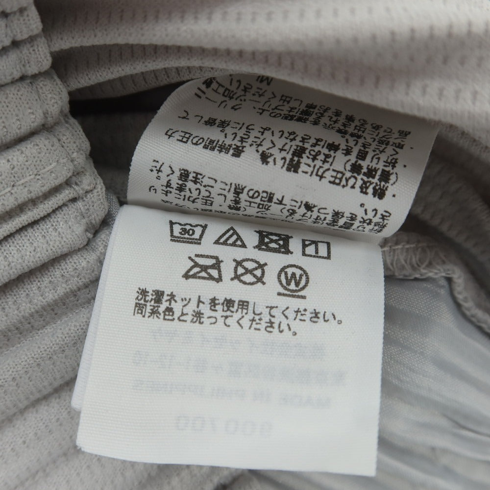 【中古】オム プリッセ イッセイミヤケ HOMME PLISSE ISSEY MIYAKE ポリエステル プリーツ イージーパンツ ライトグレー【サイズ1】【 状態ランクA 】【 メンズ 】[DPD]
