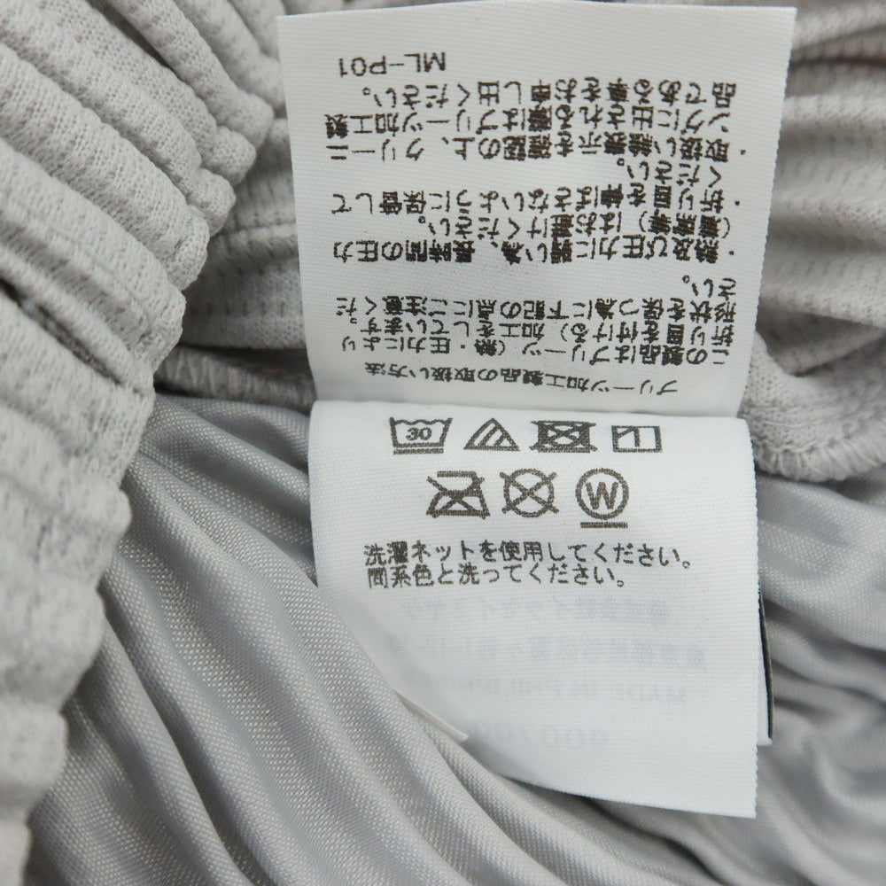 【中古】オム プリッセ イッセイミヤケ HOMME PLISSE ISSEY MIYAKE ポリエステル プリーツ イージーパンツ ライトグレー【サイズ1】【 状態ランクA 】【 メンズ 】[DPD]
