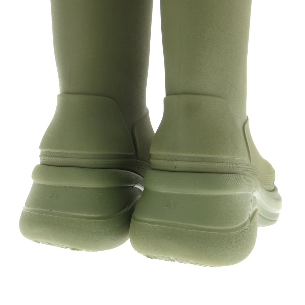 【中古】バレンシアガ BALENCIAGA × crocs レインブーツ オリーブ【 41 】【 状態ランクA 】【 メンズ 】[EPD]