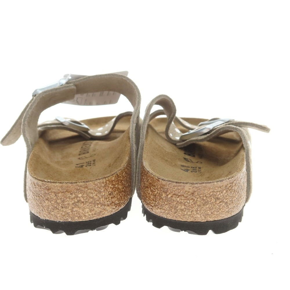 【中古】【未使用】ビルケンシュトック BIRKENSTOCK ARIZONA RIVET BORDER スエード サンダル ベージュ【 41 】【 状態ランクS 】【 メンズ 】