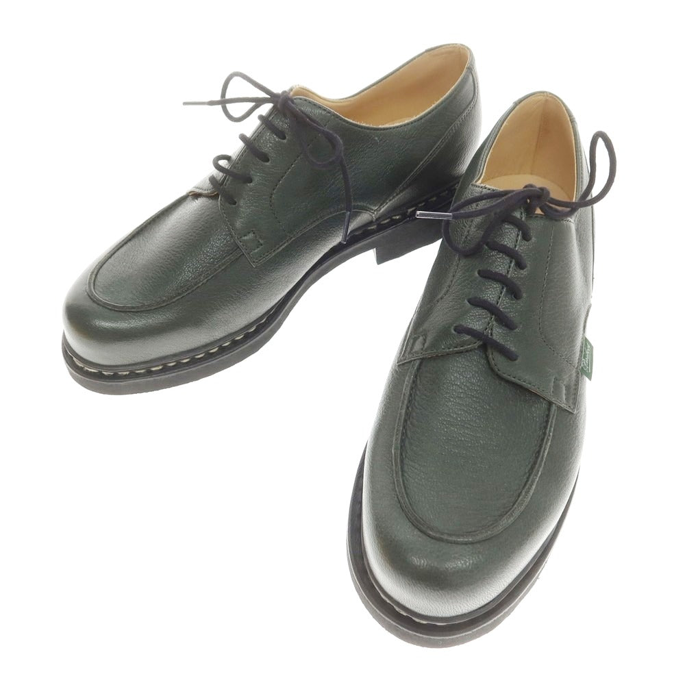 【中古】【未使用】パラブーツ Paraboot CHAMBOARD ドレスシューズ ダークグリーン【 7 】【 状態ランクS 】【 メンズ 】