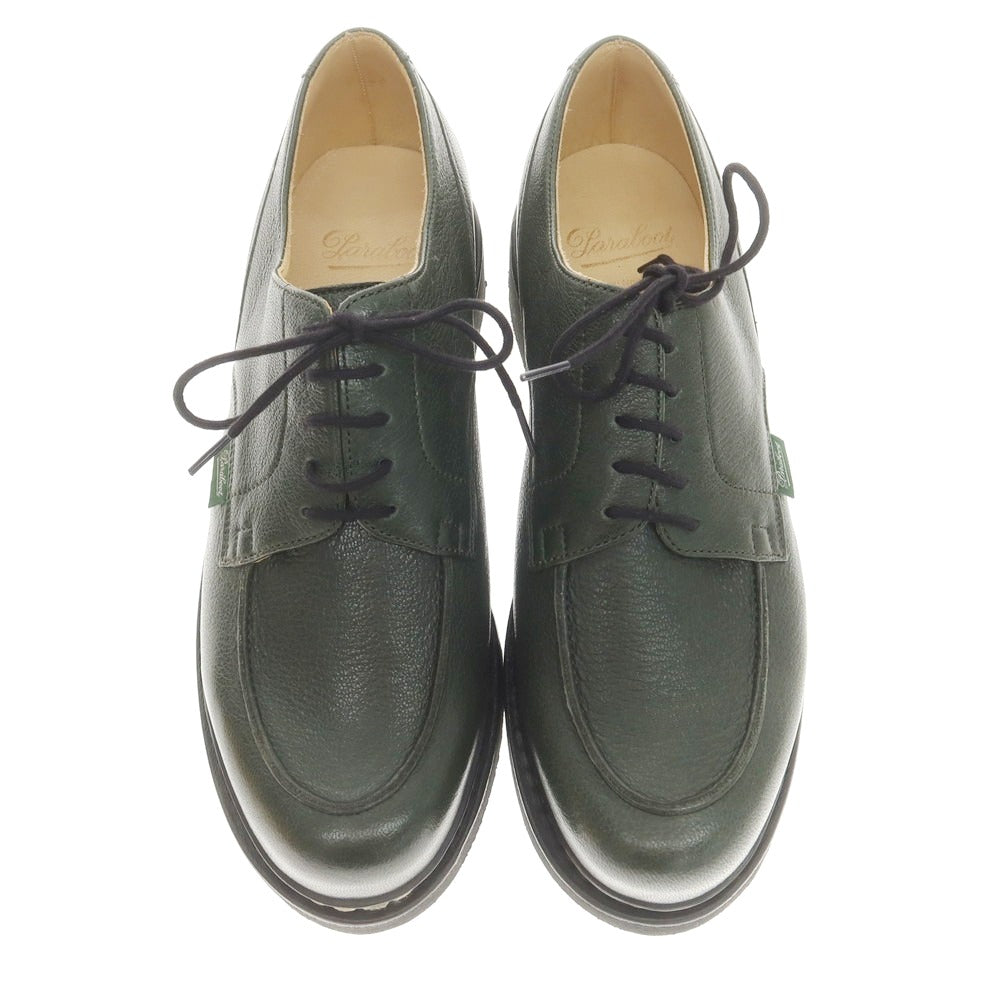 【中古】【未使用】パラブーツ Paraboot CHAMBOARD ドレスシューズ ダークグリーン【 7 】【 状態ランクS 】【 メンズ 】