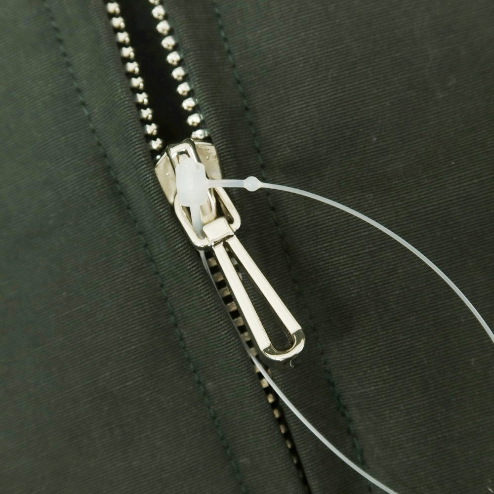[Used] cmmawear cotton polyester nylon zip-up shell jacket, dark olive x beige [M] [Condition rank B] [Men&