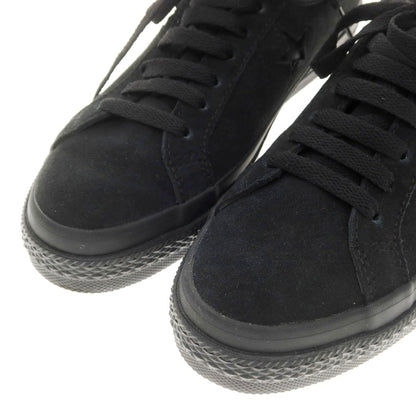 【中古】コンバース CONVERSE ONE STAR GORE-TEX スエード スニーカー ブラック【 24.5 】【 状態ランクA 】【 メンズ 】