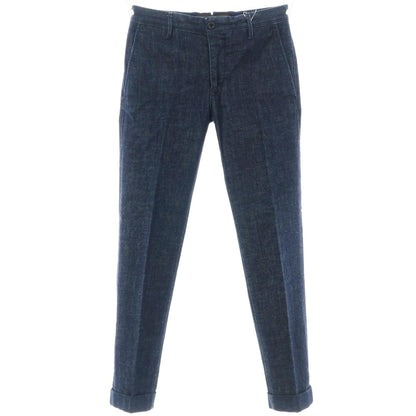 [Used] INCOTEX stretch cotton denim casual slacks pants navy indigo [28] [Condition rank B] [Men&