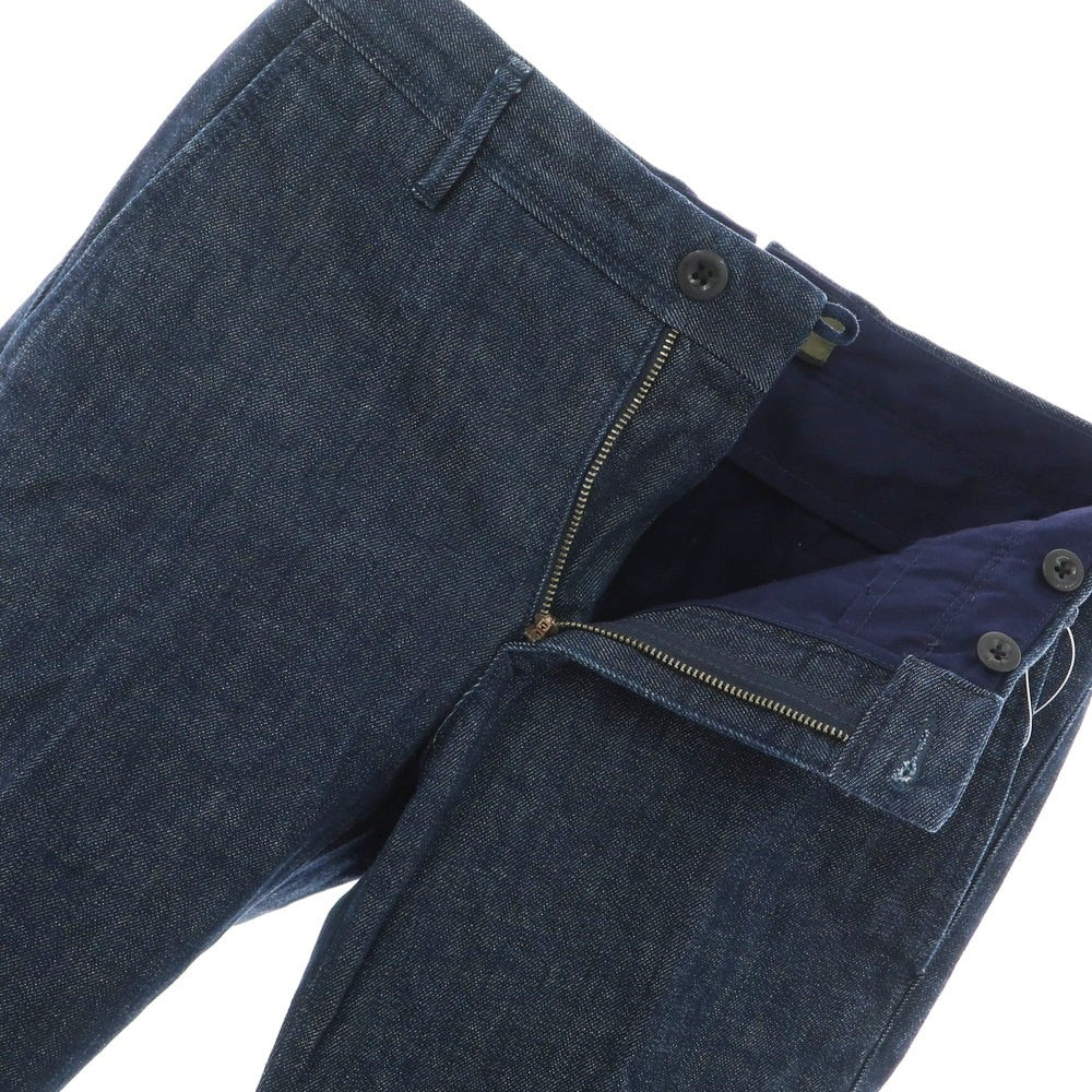[Used] INCOTEX stretch cotton denim casual slacks pants navy indigo [28] [Condition rank B] [Men&