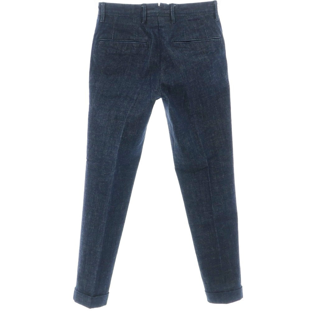 [Used] INCOTEX stretch cotton denim casual slacks pants navy indigo [28] [Condition rank B] [Men&