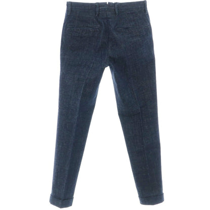 [Used] INCOTEX stretch cotton denim casual slacks pants navy indigo [28] [Condition rank B] [Men&