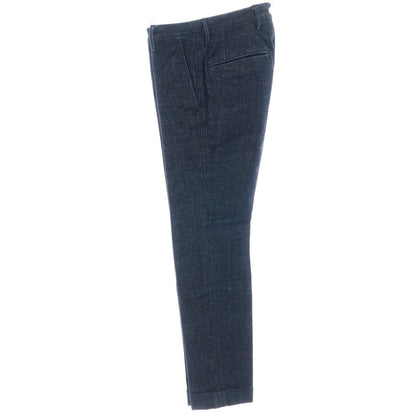 [Used] INCOTEX stretch cotton denim casual slacks pants navy indigo [28] [Condition rank B] [Men&