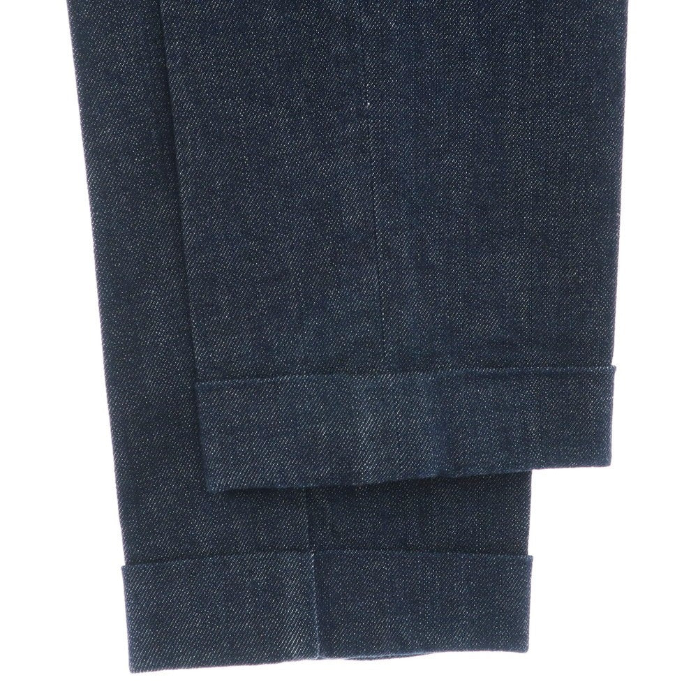 [Used] INCOTEX stretch cotton denim casual slacks pants navy indigo [28] [Condition rank B] [Men&