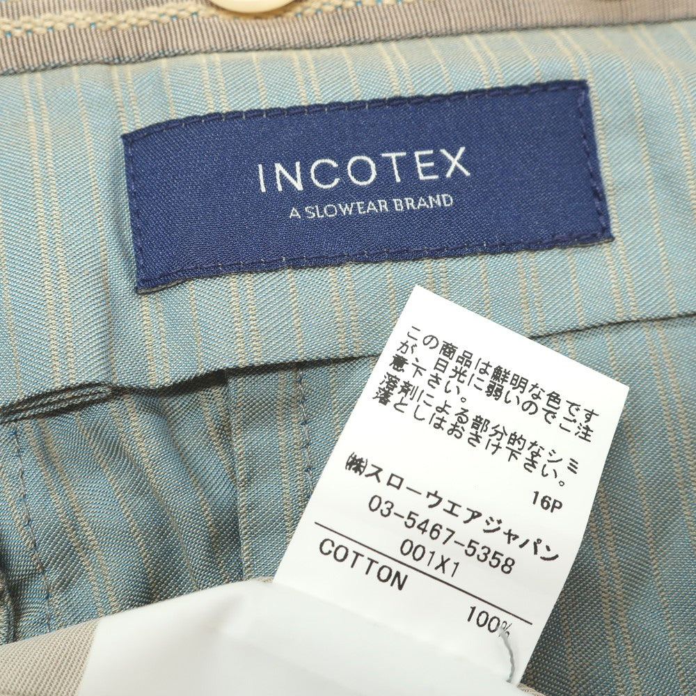 [Used] INCOTEX Cotton Casual Slacks Pants Beige [44] [Condition Rank B] [Men&