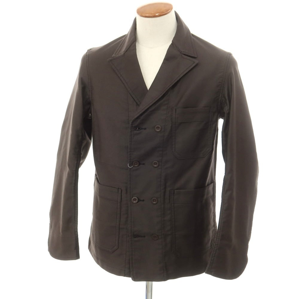 [Used] Scye Cotton Double Jacket Dark Warm Gray [38] [Condition Rank B] [Men&