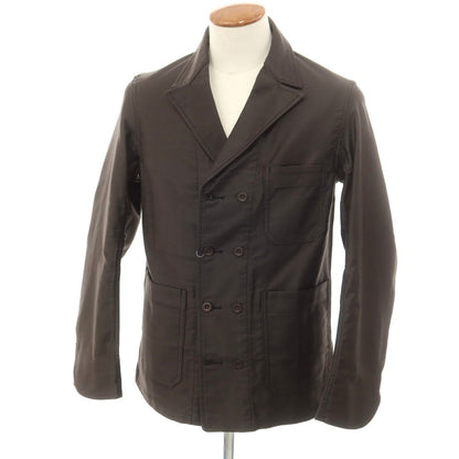 [Used] Scye Cotton Double Jacket Dark Warm Gray [38] [Condition Rank B] [Men&