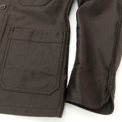 [Used] Scye Cotton Double Jacket Dark Warm Gray [38] [Condition Rank B] [Men&
