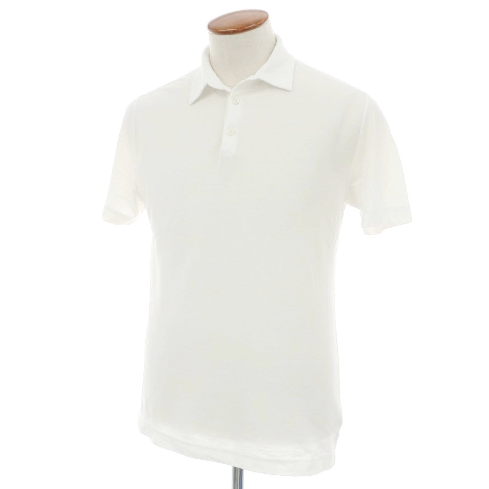 [Used] ZANONE Ice Cotton Short Sleeve Polo Shirt White [48] [Condition Rank B] [Men&