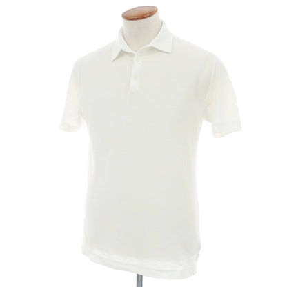 [Used] ZANONE Ice Cotton Short Sleeve Polo Shirt White [48] [Condition Rank B] [Men&