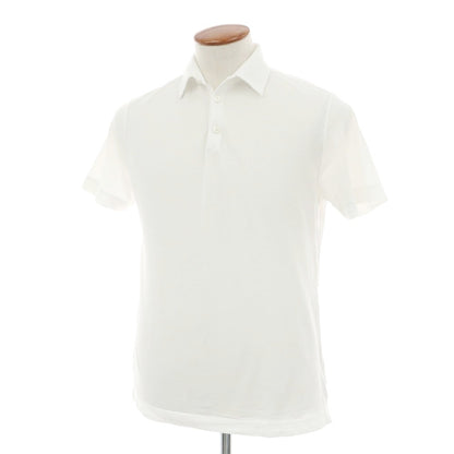 [Used] ZANONE Ice Cotton Short Sleeve Polo Shirt White [48] [Condition Rank C] [Men&