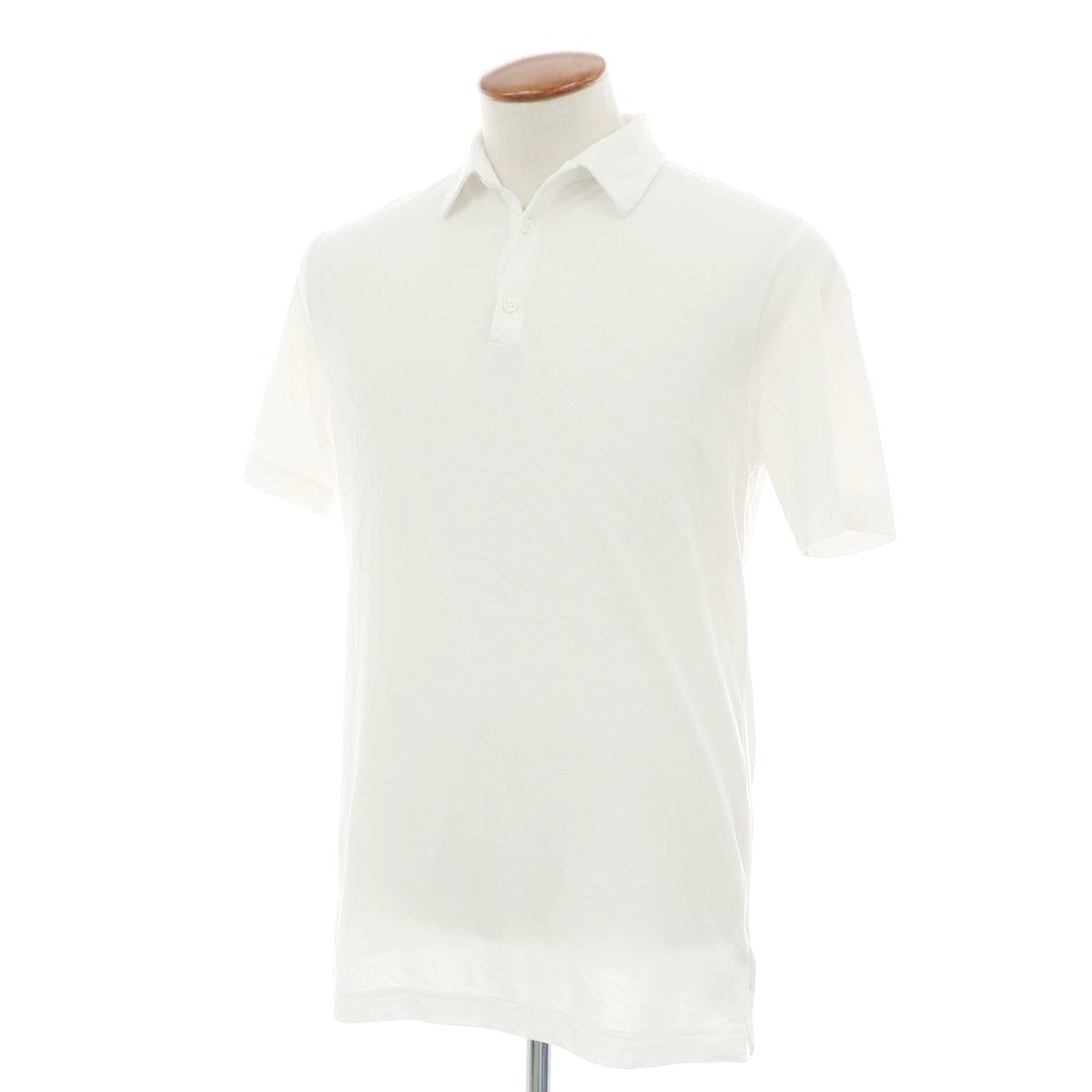 [Used] ZANONE Ice Cotton Short Sleeve Polo Shirt White [48] [Condition Rank C] [Men&