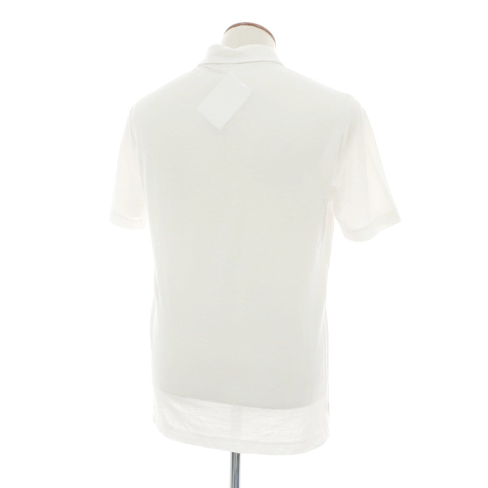 [Used] ZANONE Ice Cotton Short Sleeve Polo Shirt White [48] [Condition Rank C] [Men&