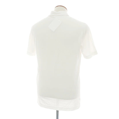【中古】ザノーネ ZANONE アイスコットン 半袖ポロシャツ ホワイト【 48 】【 状態ランクC 】【 メンズ 】