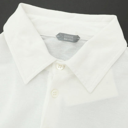[Used] ZANONE Ice Cotton Short Sleeve Polo Shirt White [48] [Condition Rank C] [Men&