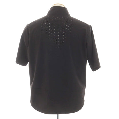 [Used] [Unused] BGTHREE Stretch Nylon Half Zip Short Sleeve Shell Jacket Black [S] [Condition Rank S] [Men&