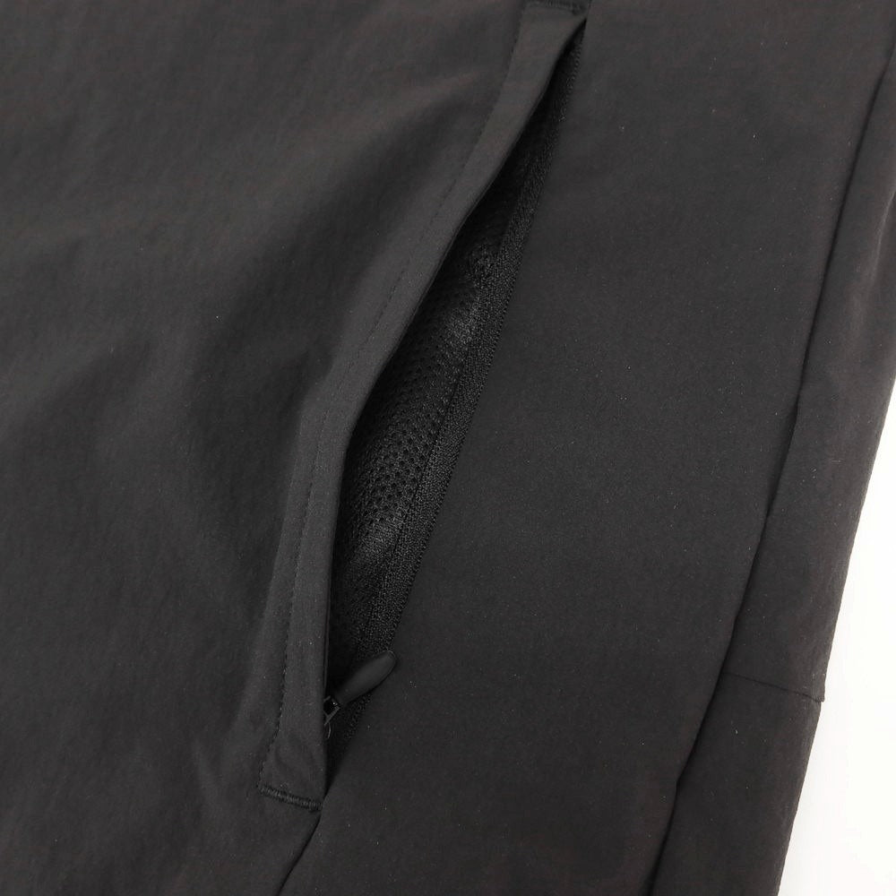 [Used] [Unused] BGTHREE Stretch Nylon Half Zip Short Sleeve Shell Jacket Black [S] [Condition Rank S] [Men&