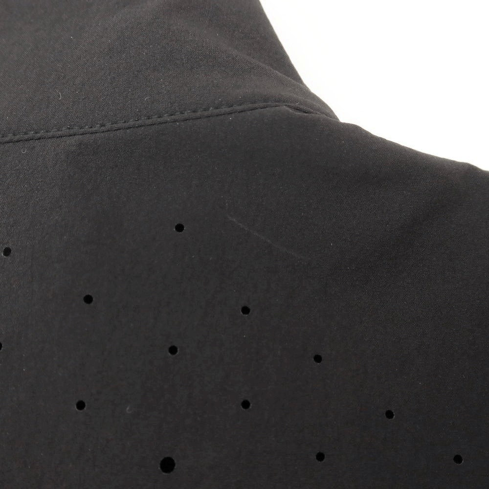 [Used] [Unused] BGTHREE Stretch Nylon Half Zip Short Sleeve Shell Jacket Black [S] [Condition Rank S] [Men&