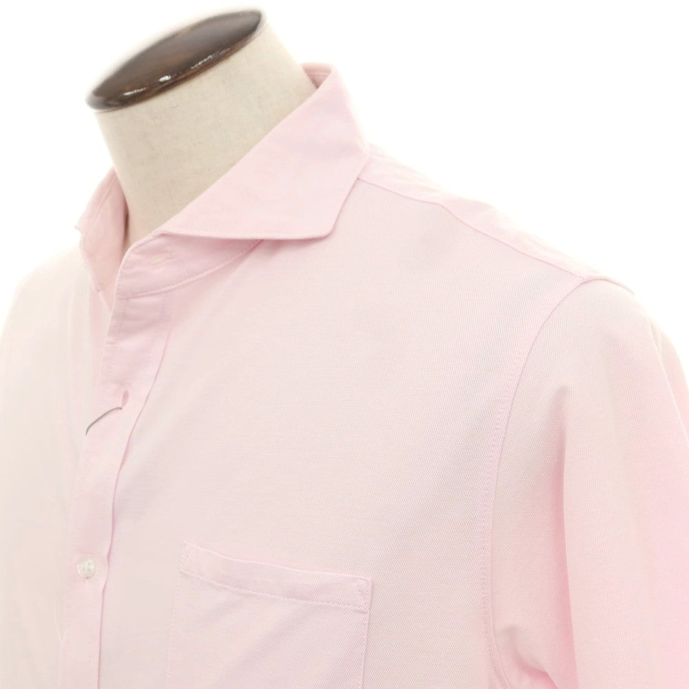 【中古】【未使用】ア デイ イン ザ ライフ ユナイテッドアローズ a day in the life  united arrows コットンポリエステル カッタウェイ 半袖シャツ ピンク【 L 】【 状態ランクS 】【 メンズ 】