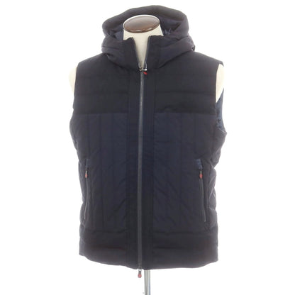 【中古】【未使用】ジーステージ g-stage ポリエステル ダウンベスト ネイビー【 50 】【 状態ランクS 】【 メンズ 】