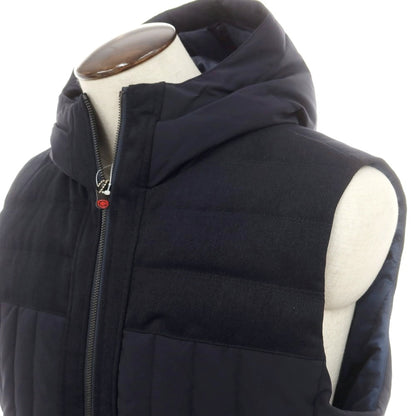 【中古】【未使用】ジーステージ g-stage ポリエステル ダウンベスト ネイビー【 50 】【 状態ランクS 】【 メンズ 】