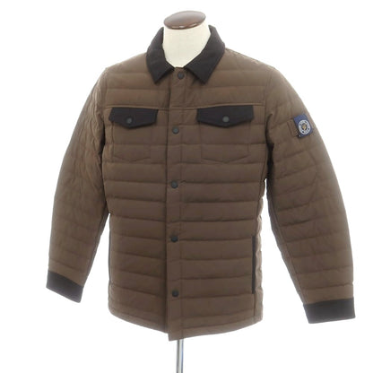 【中古】【未使用】ジーステージ g-stage ポリエステル ダウンジャケット カーキ【 50 】【 状態ランクS 】【 メンズ 】