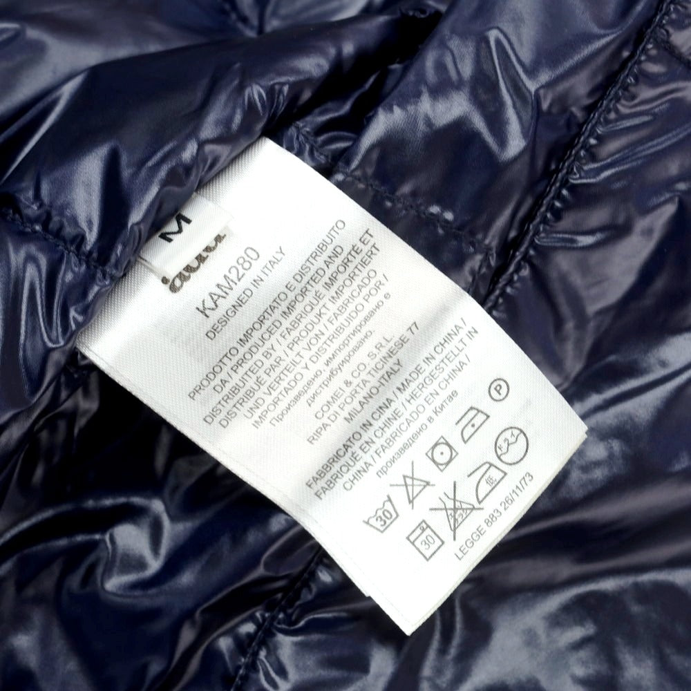 【中古】エーディーディー add ナイロン ダウンジャケット ネイビー【 M 】【 状態ランクA 】【 メンズ 】