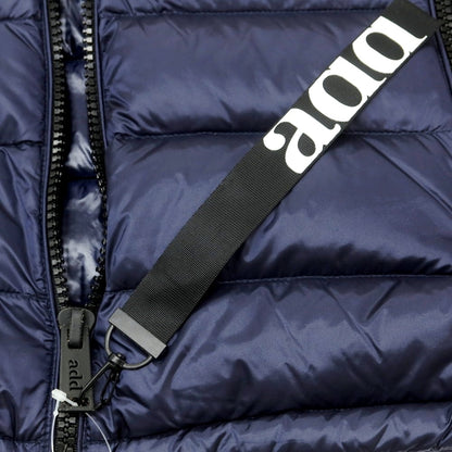 【中古】エーディーディー add ナイロン ダウンジャケット ネイビー【 M 】【 状態ランクA 】【 メンズ 】