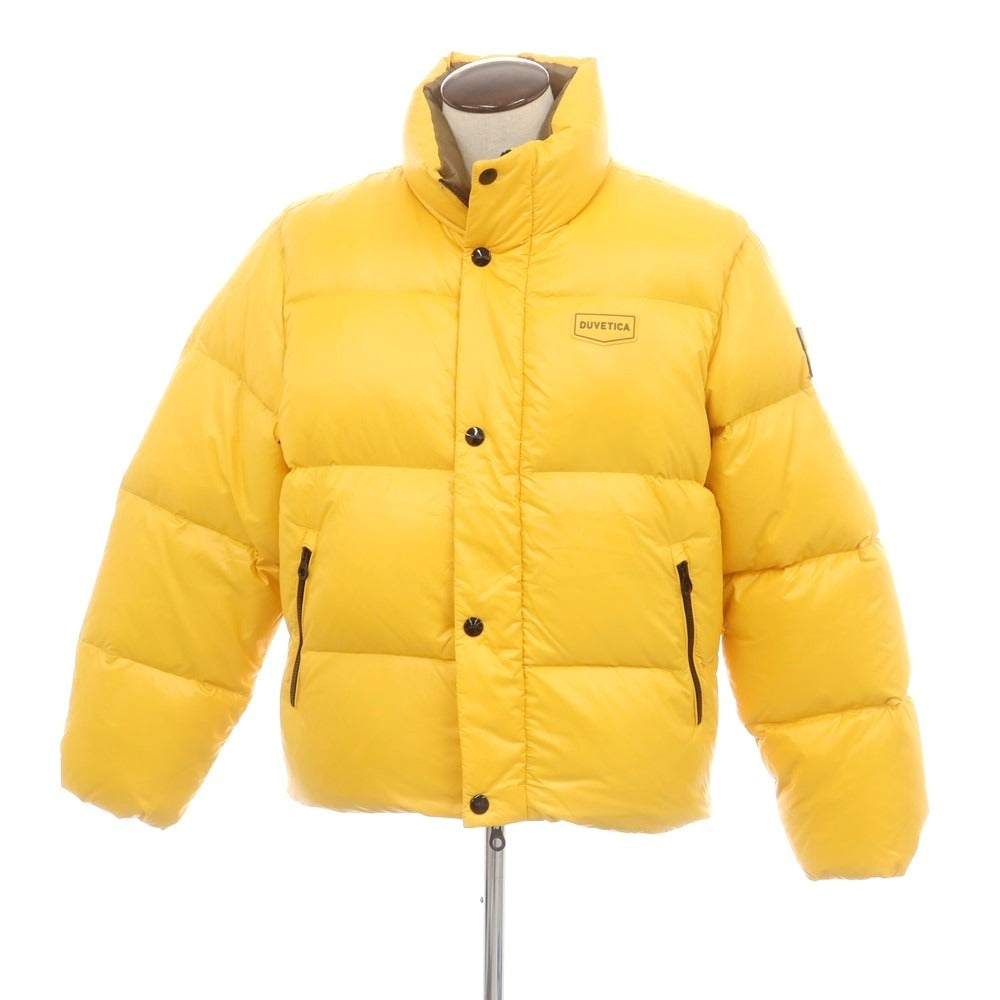 【中古】デュベティカ DUVETICA ナイロン ダウンジャケット イエロー【 50 】【 状態ランクA 】【 メンズ 】