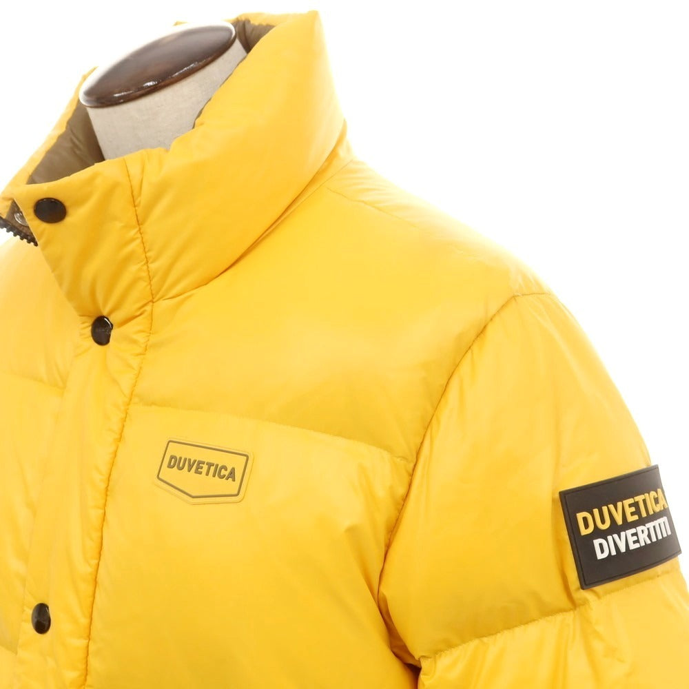 【中古】デュベティカ DUVETICA ナイロン ダウンジャケット イエロー【 50 】【 状態ランクA 】【 メンズ 】