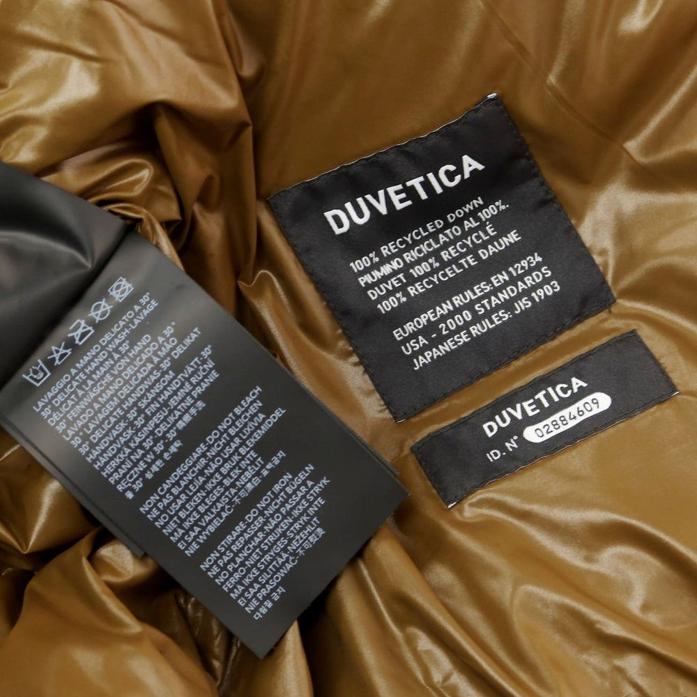 【中古】デュベティカ DUVETICA ナイロン ダウンジャケット イエロー【 50 】【 状態ランクA 】【 メンズ 】