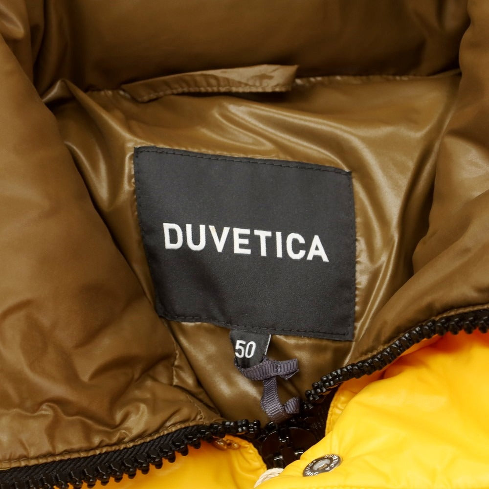 【中古】デュベティカ DUVETICA ナイロン ダウンジャケット イエロー【 50 】【 状態ランクA 】【 メンズ 】