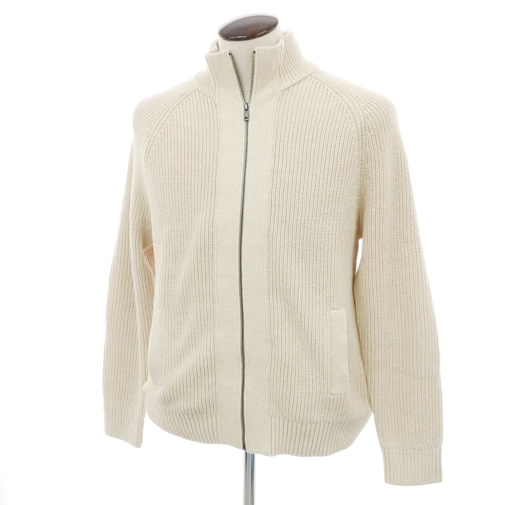 [Used] [Unused] Banana Republic Mid-gauge cotton cardigan, beige [L] [Condition rank S] [Men&