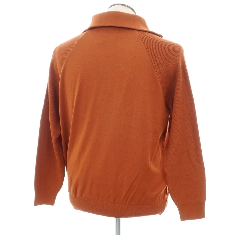 [Used] Nano Universe Cotton Acrylic Half Zip Pullover Knit Brown [L] [Condition Rank A] [Men&