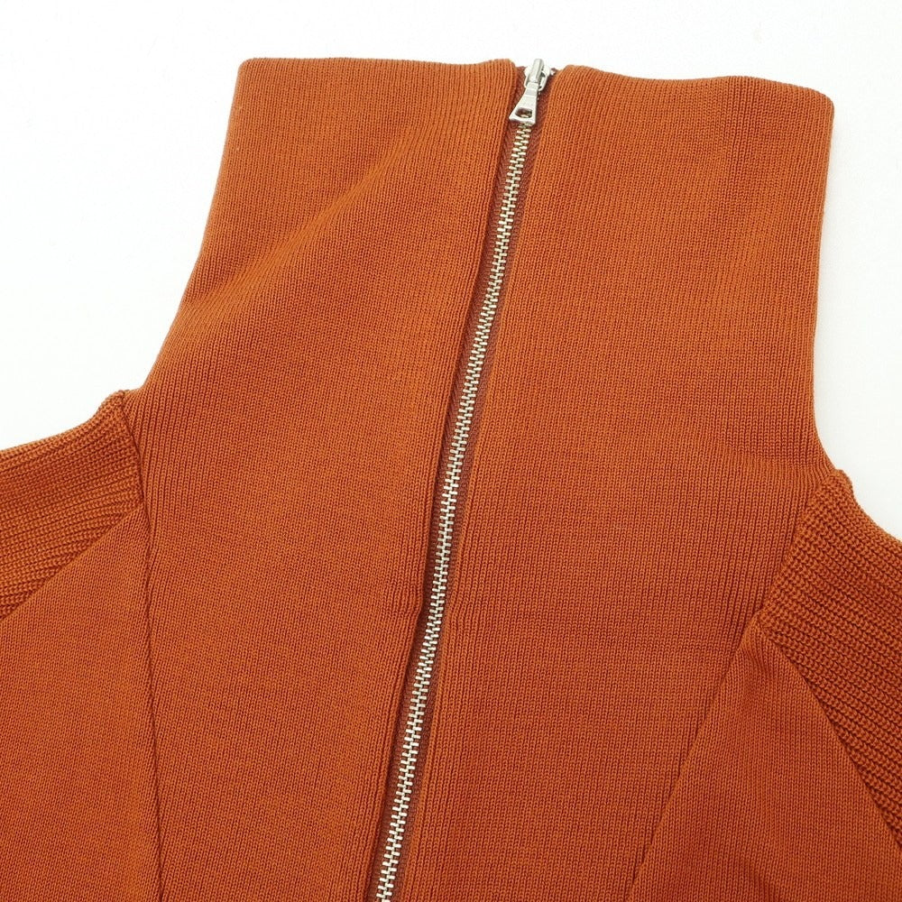 [Used] Nano Universe Cotton Acrylic Half Zip Pullover Knit Brown [L] [Condition Rank A] [Men&
