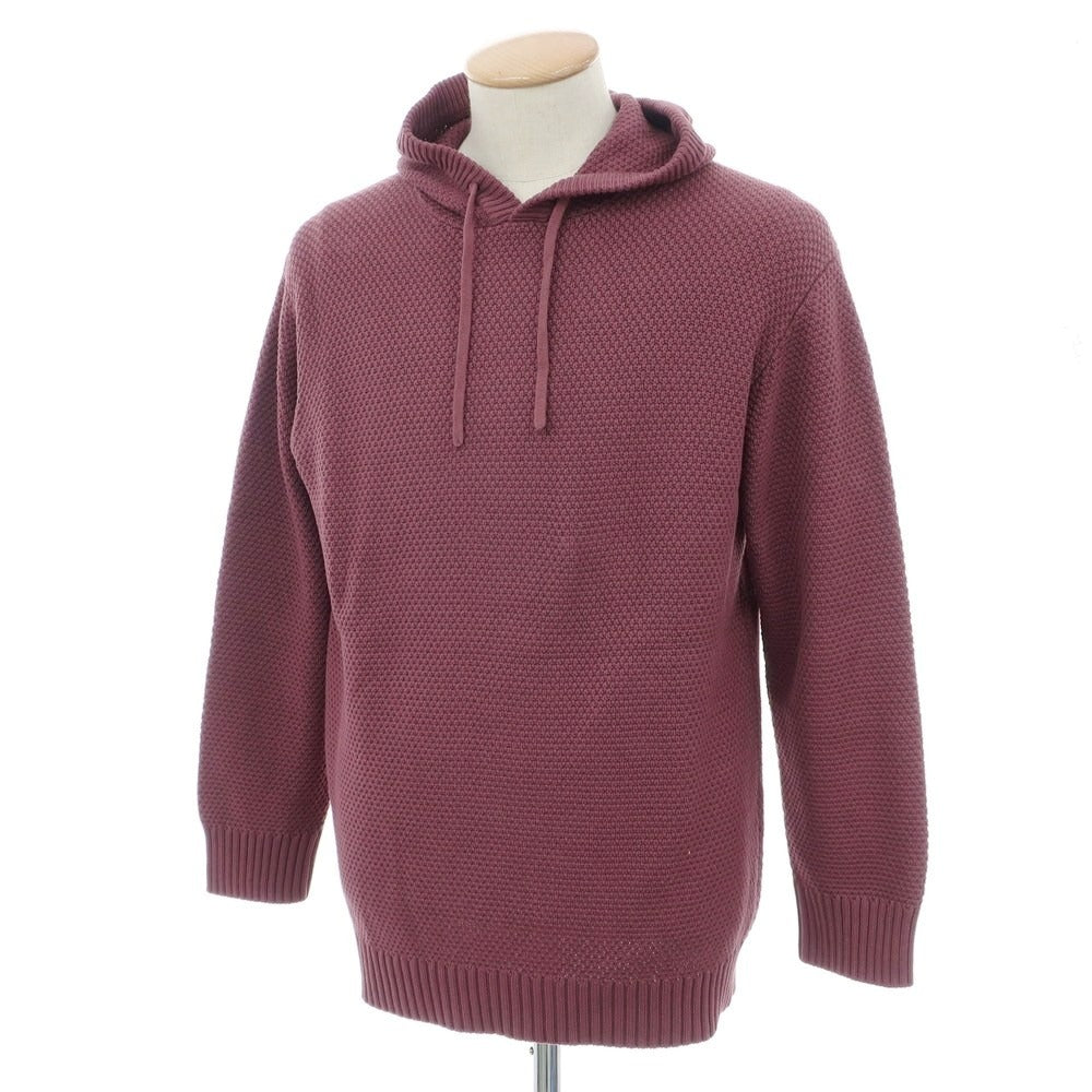 [Used] Green Label Relaxing Mid-gauge cotton pullover knit, purple [M] [Condition rank B] [Men&